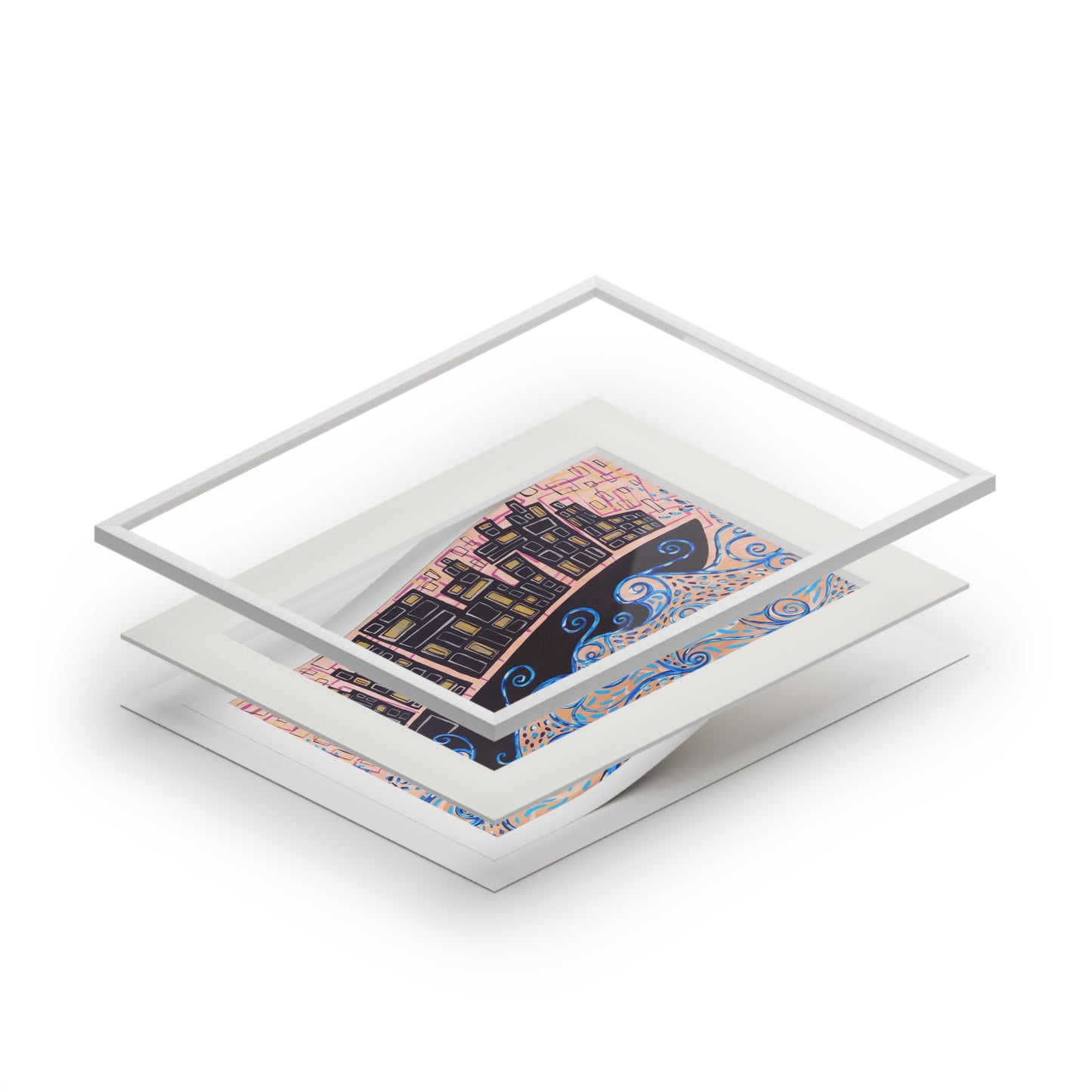 Dream Ship Fine Art Matted Giclée Print