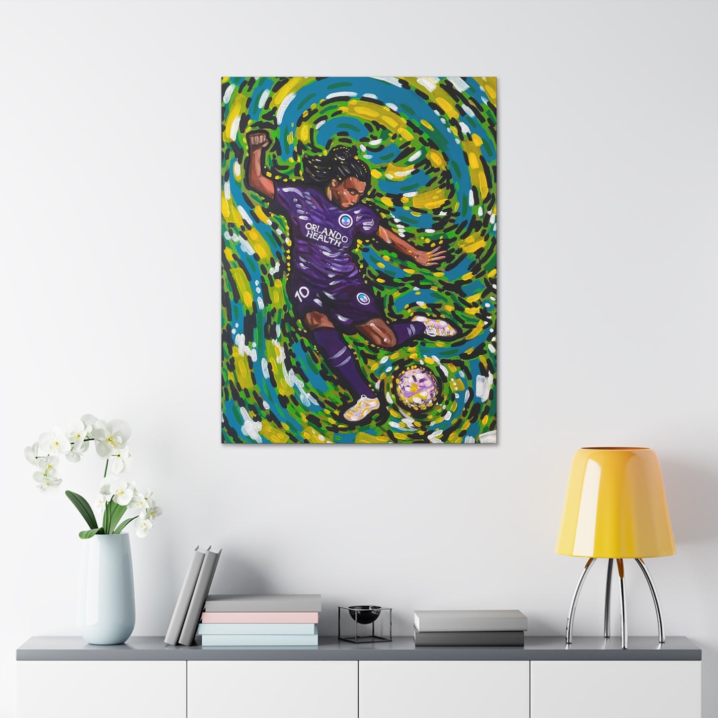 Athlete Series: Marta the GOAT AoB Premium 1.5" Gallery Canvas