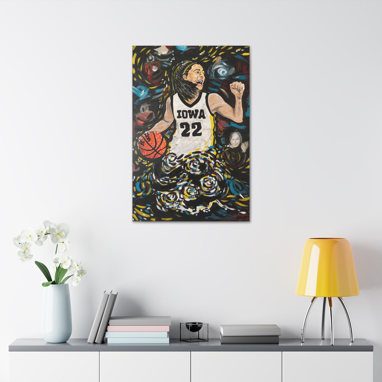 Athlete Series: Caitlin Clark #22 AoB Premium 1.5" Gallery Canvas