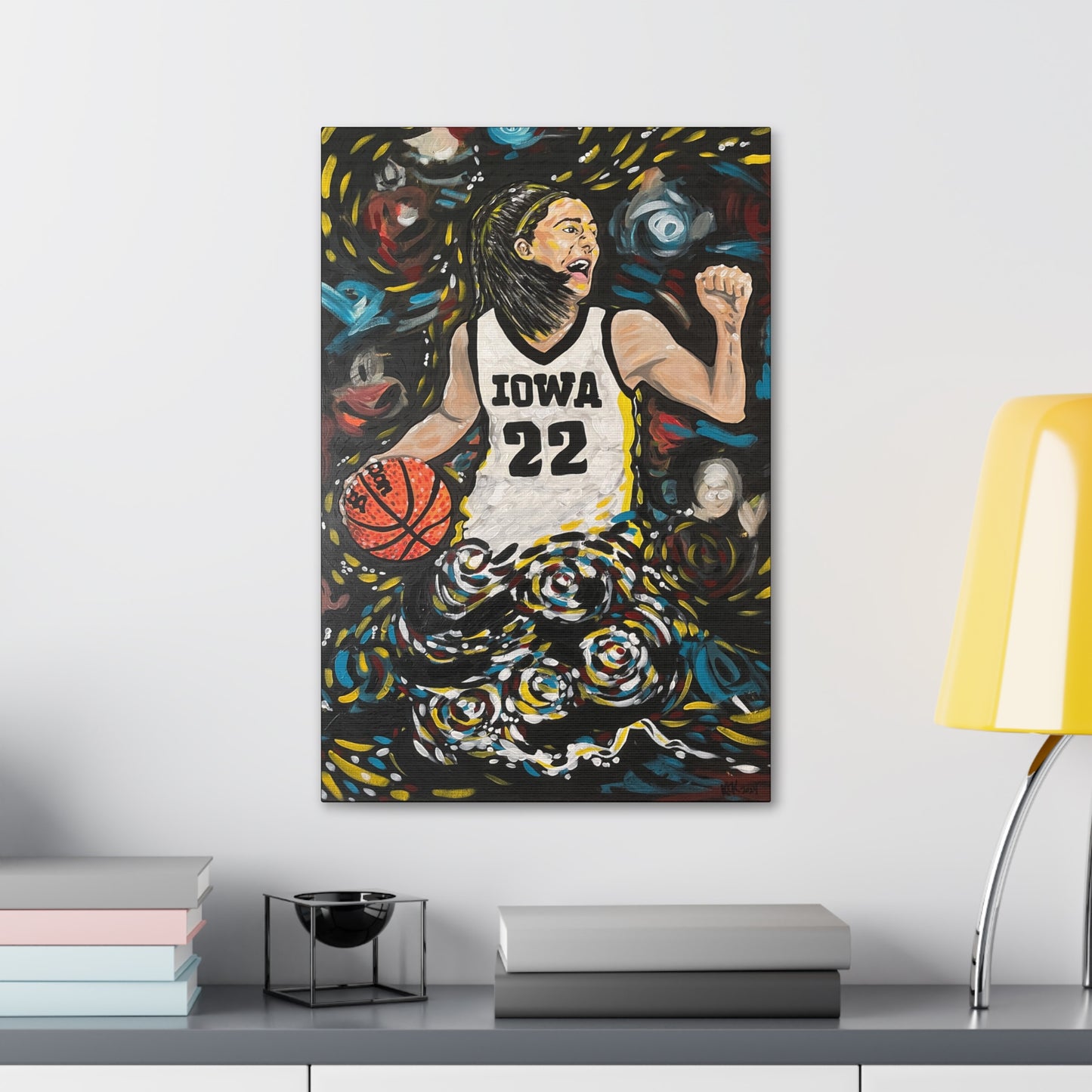 Athlete Series: Caitlin Clark #22 AoB Premium 1.5" Gallery Canvas
