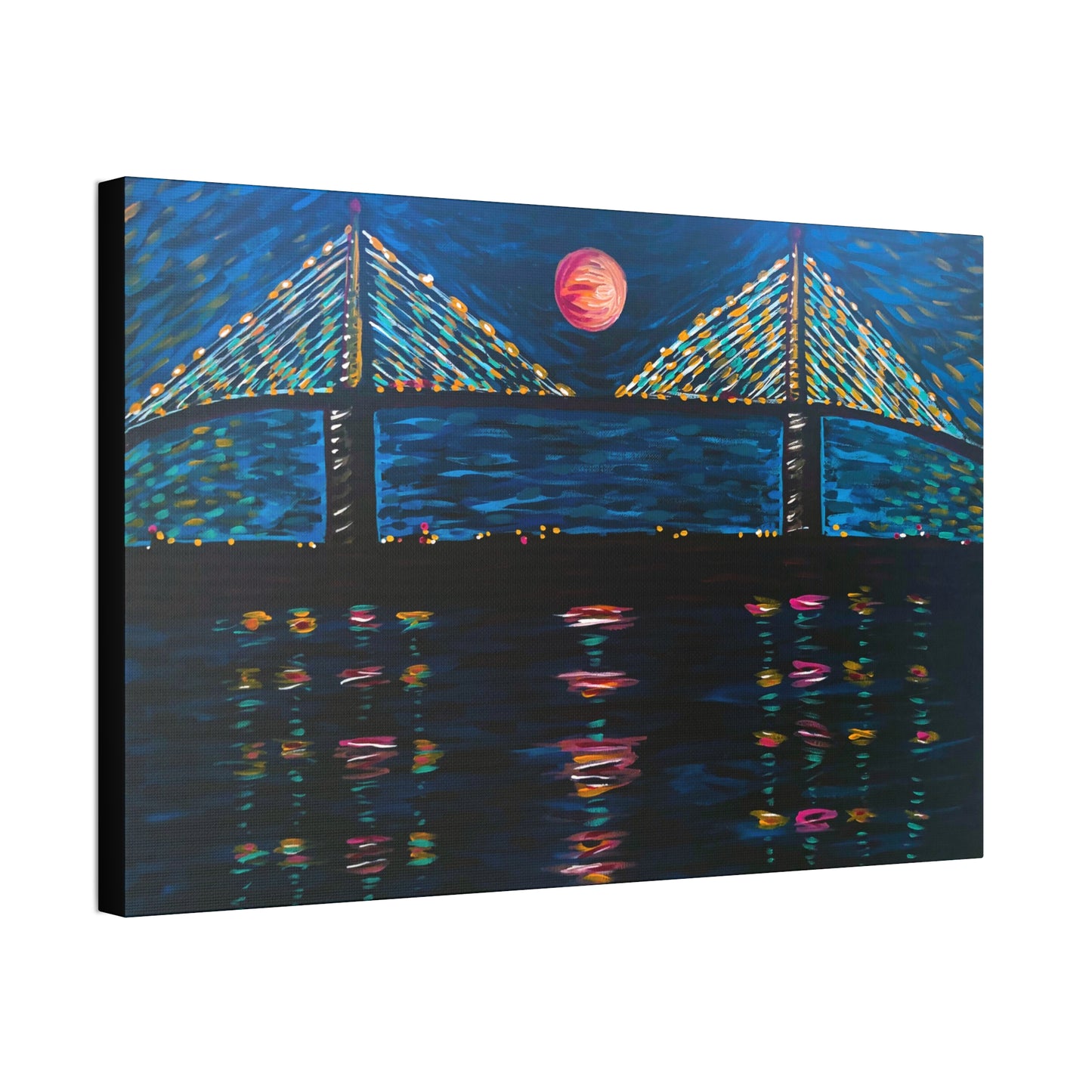 Moonlight Skyway AoB Premium 1.5" Gallery Canvas