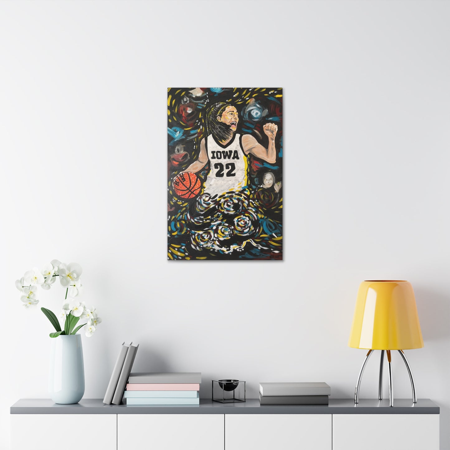 Athlete Series: Caitlin Clark #22 AoB Premium 1.5" Gallery Canvas