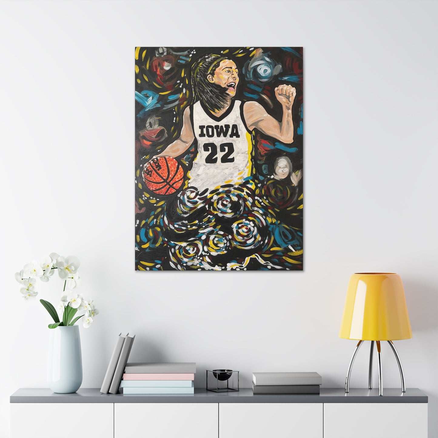 Athlete Series: Caitlin Clark #22 AoB Premium 1.5" Gallery Canvas