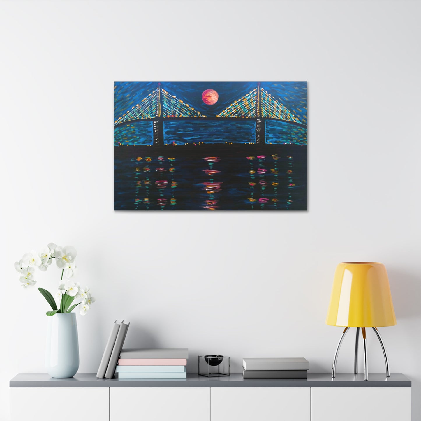 Moonlight Skyway AoB Premium 1.5" Gallery Canvas