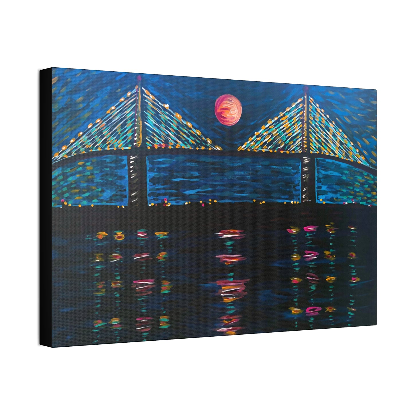 Moonlight Skyway AoB Premium 1.5" Gallery Canvas