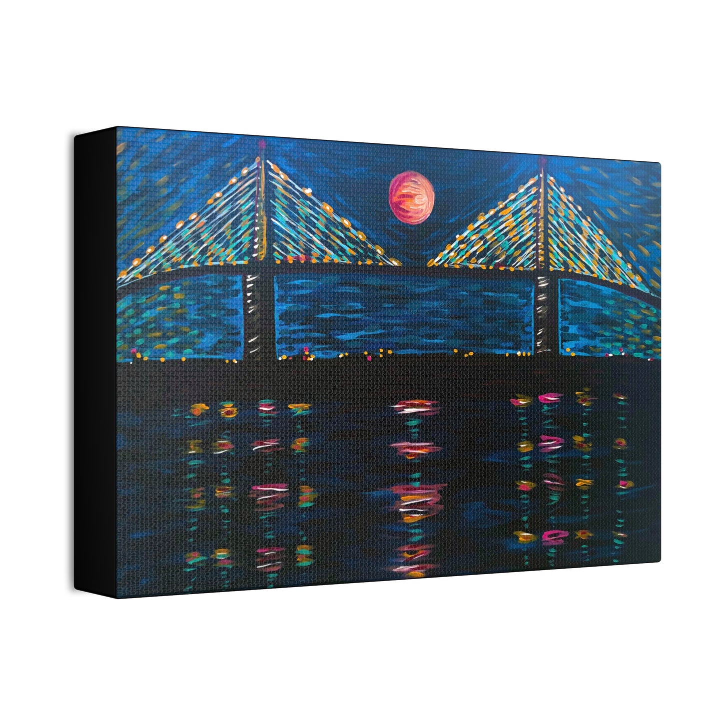 Moonlight Skyway AoB Premium 1.5" Gallery Canvas