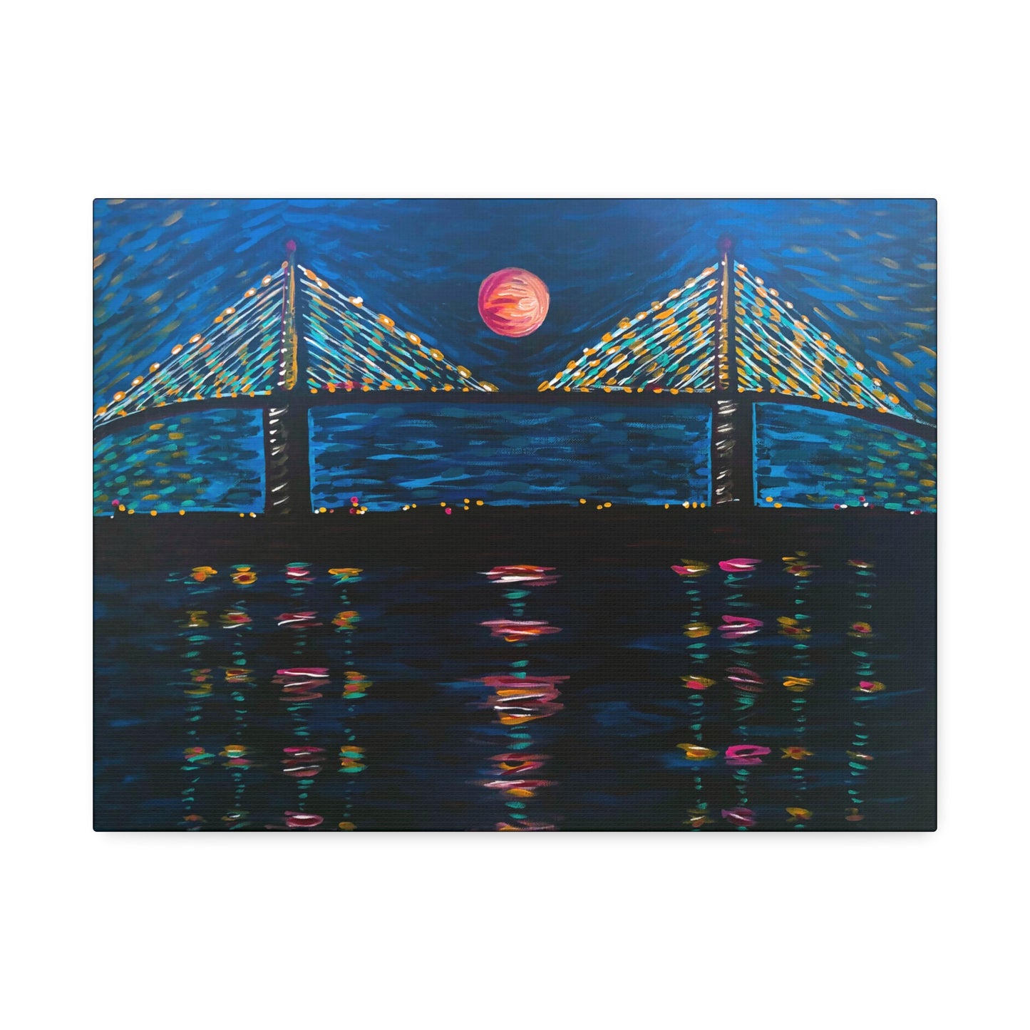 Moonlight Skyway AoB Premium 1.5" Gallery Canvas