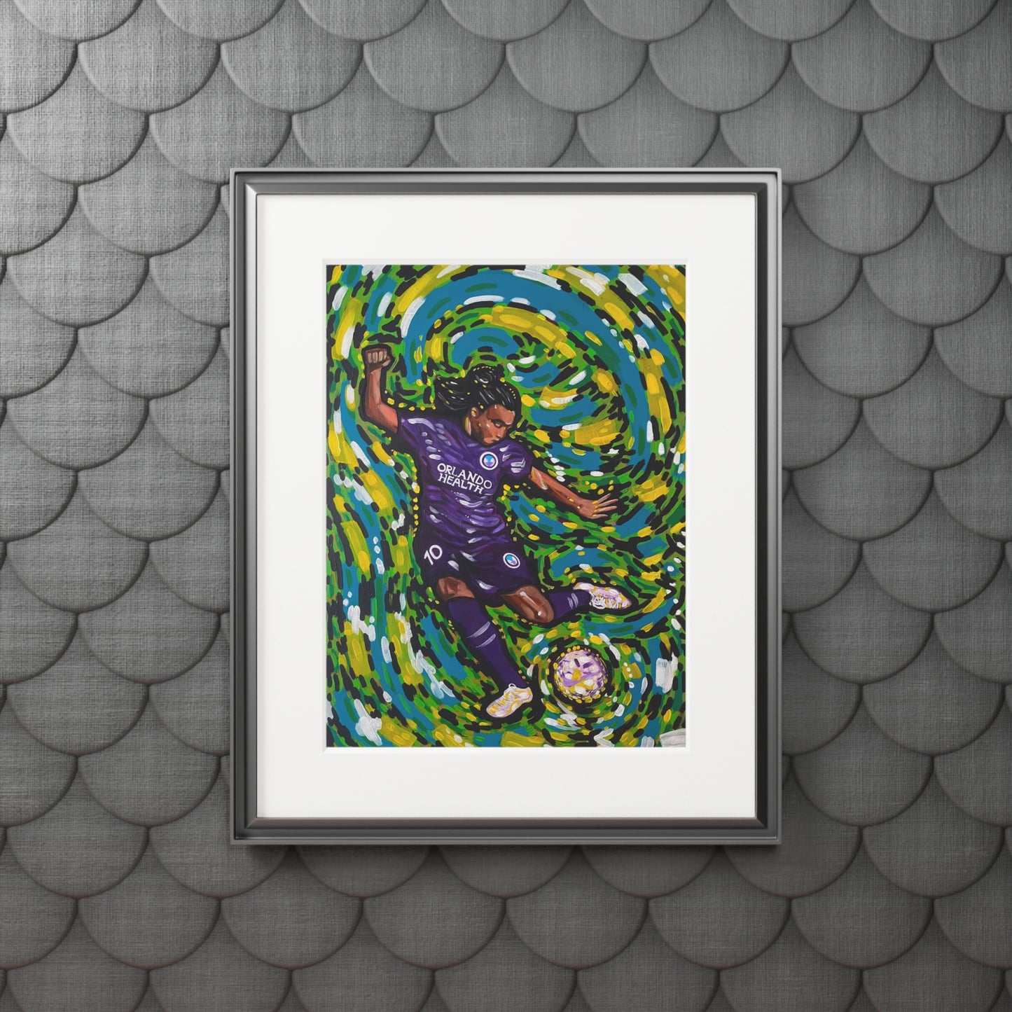 Athlete Series: Marta The GOAT Fine Art Matted Giclée Print