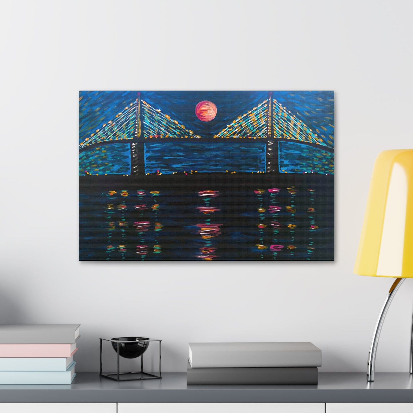 Moonlight Skyway AoB Premium 1.5" Gallery Canvas