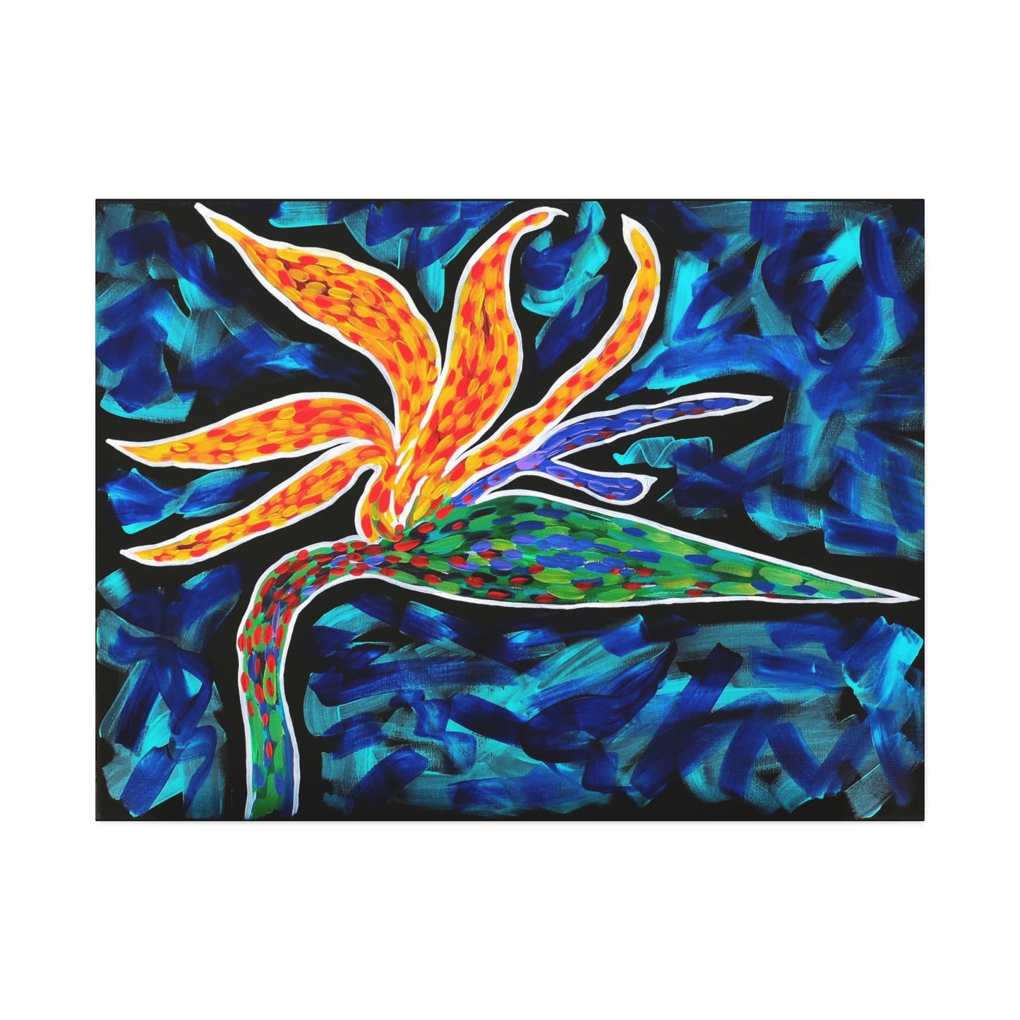 Single Bird of Paradise AoB Premium 1.5" Gallery Canvas