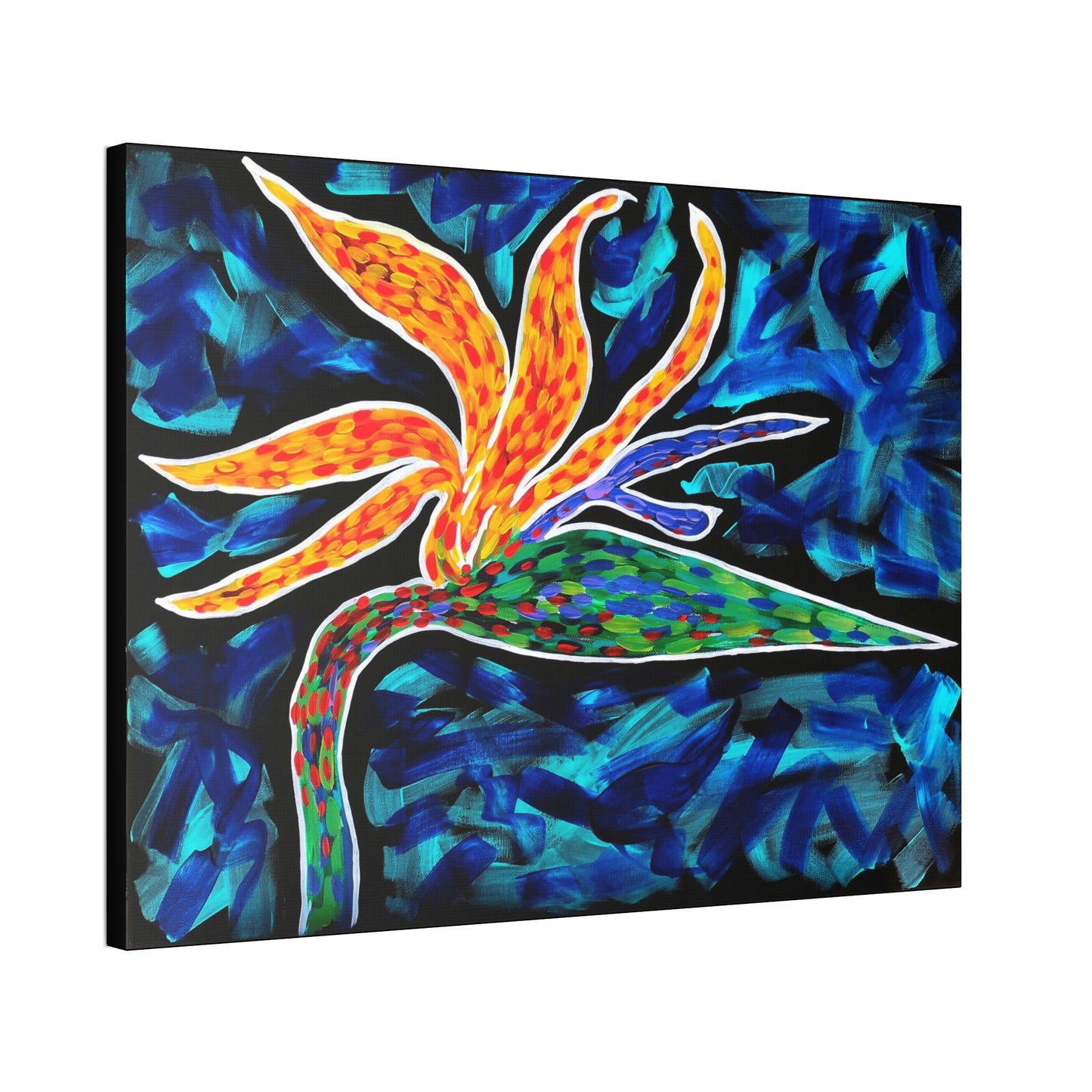 Single Bird of Paradise AoB Premium 1.5" Gallery Canvas