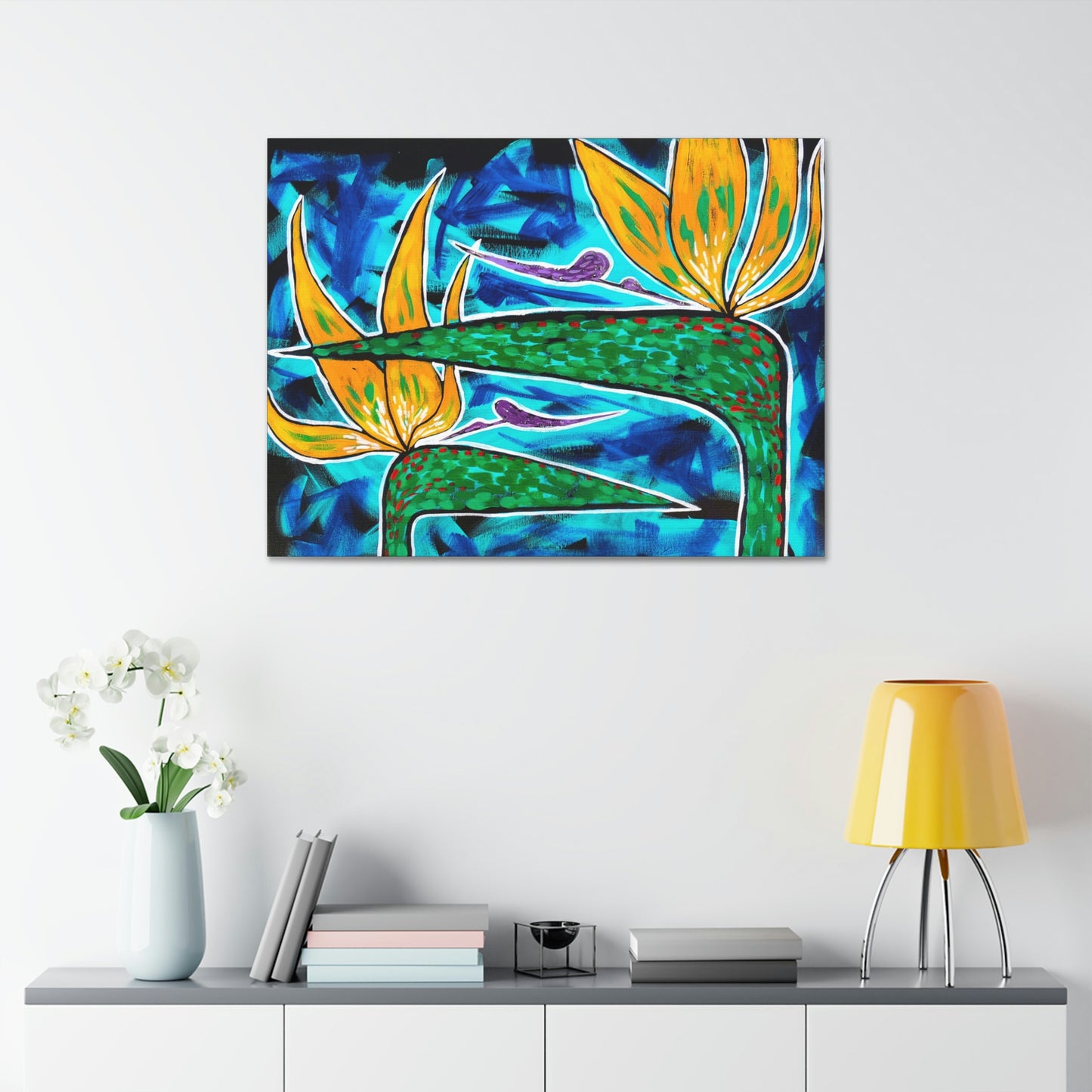 Birds of Paradise Striking AoB Premium 1.5'' Gallery Canvas