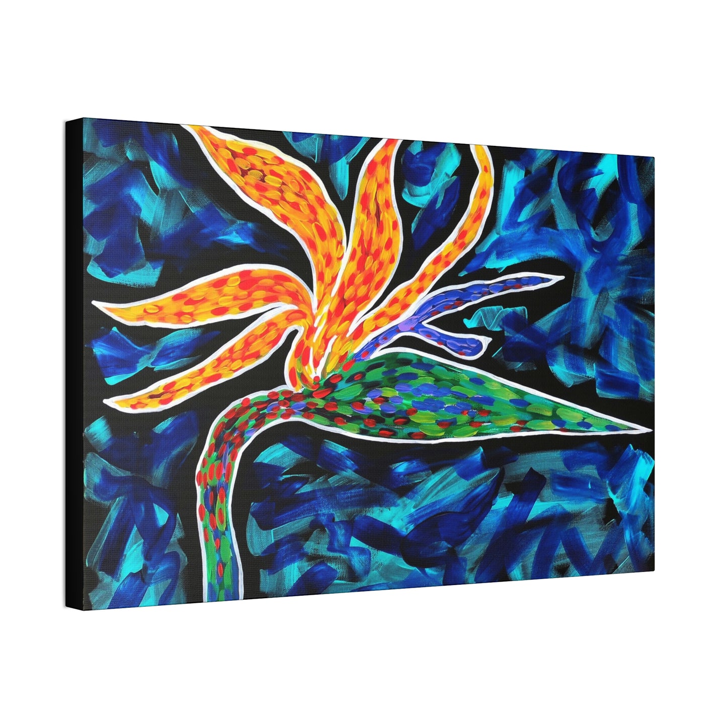 Single Bird of Paradise AoB Premium 1.5" Gallery Canvas