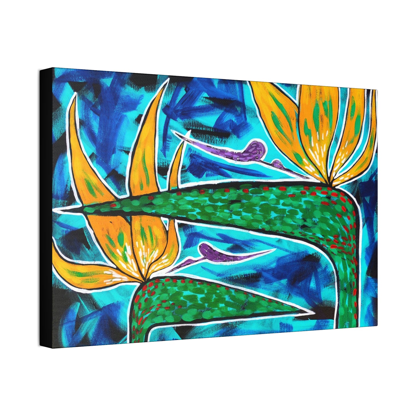 Birds of Paradise Striking AoB Premium 1.5'' Gallery Canvas