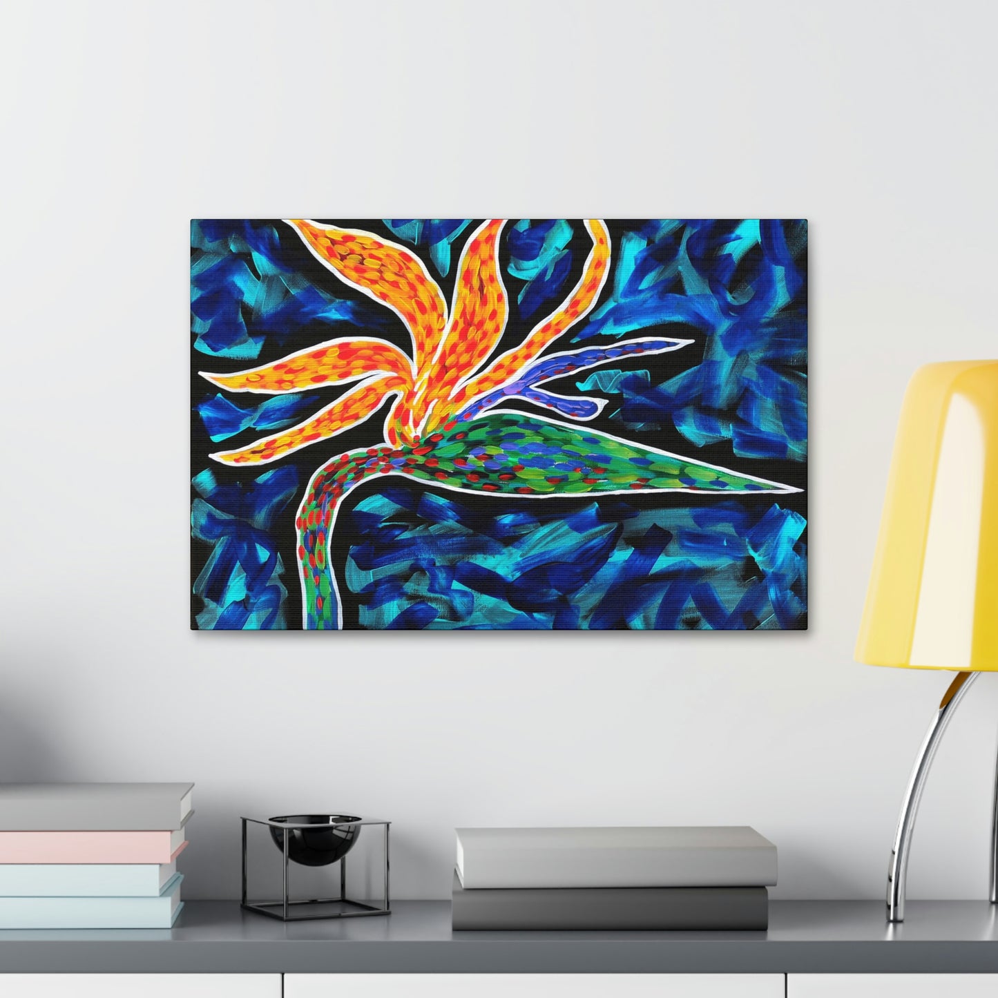 Single Bird of Paradise AoB Premium 1.5" Gallery Canvas