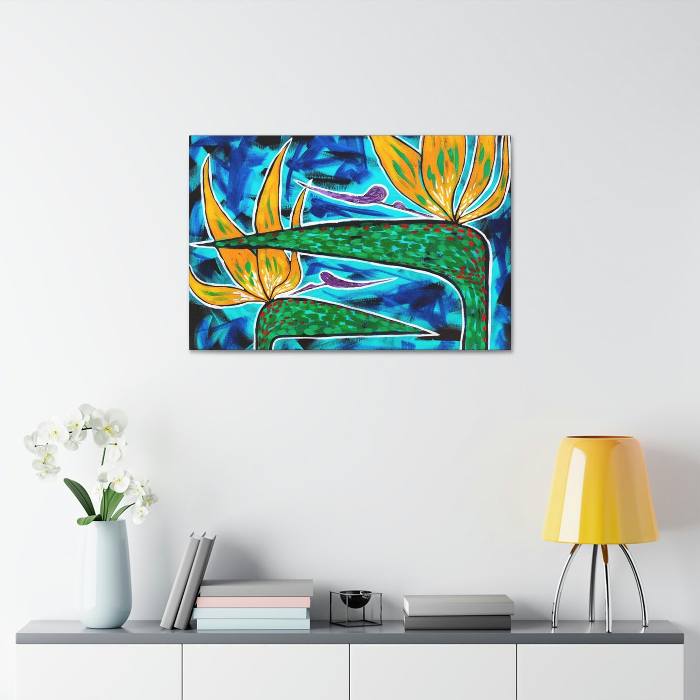 Birds of Paradise Striking AoB Premium 1.5'' Gallery Canvas