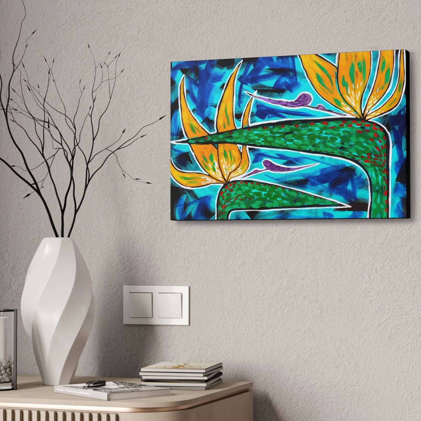 Birds of Paradise Striking AoB Premium 1.5'' Gallery Canvas