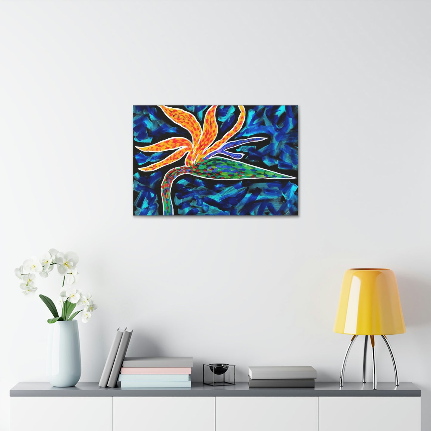 Single Bird of Paradise AoB Premium 1.5" Gallery Canvas