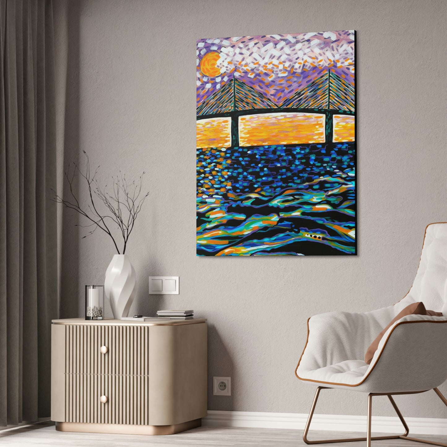 South Bay Skyway AoB Premium 1.5'' Gallery Canvas