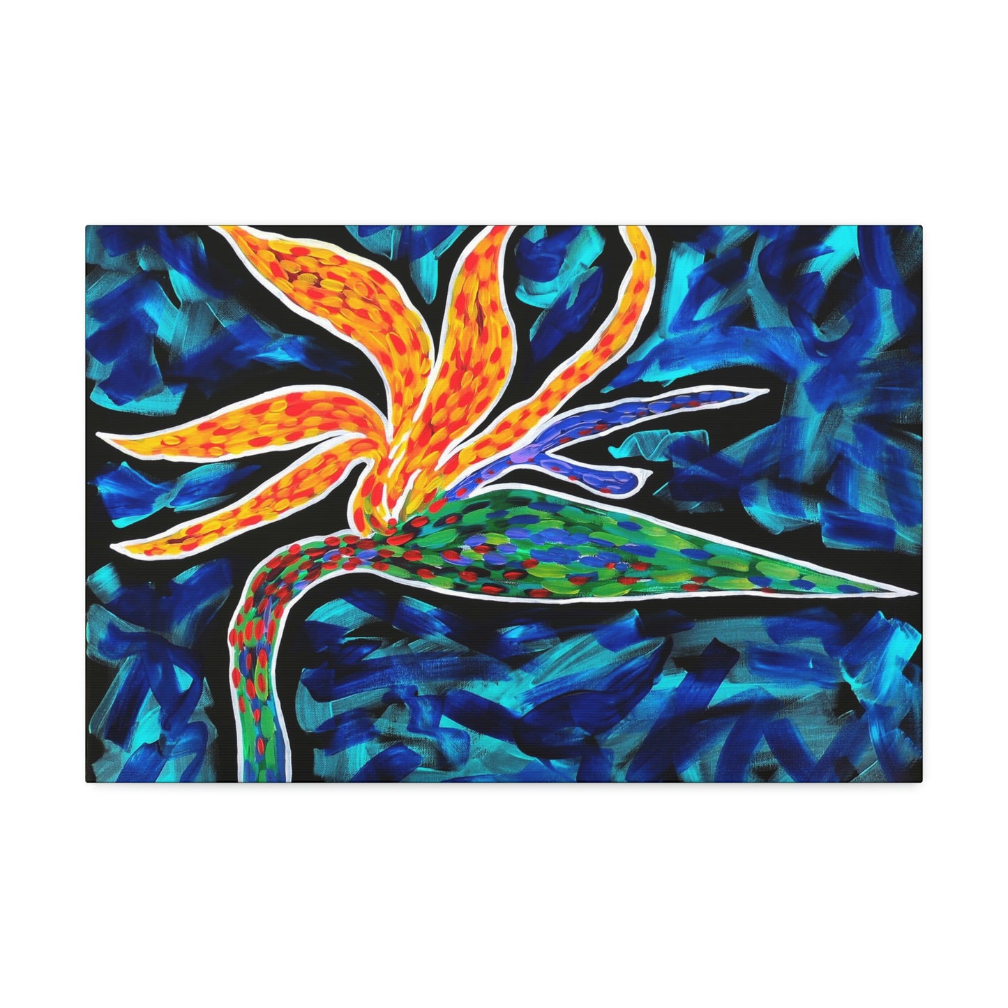 Single Bird of Paradise AoB Premium 1.5" Gallery Canvas
