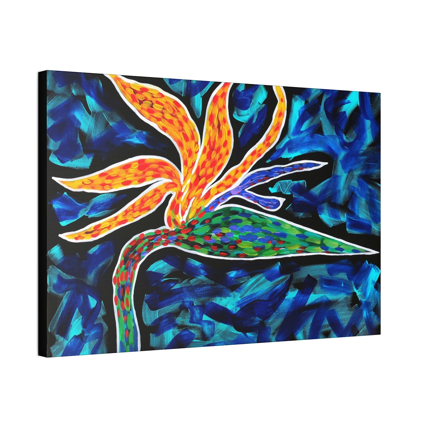 Single Bird of Paradise AoB Premium 1.5" Gallery Canvas