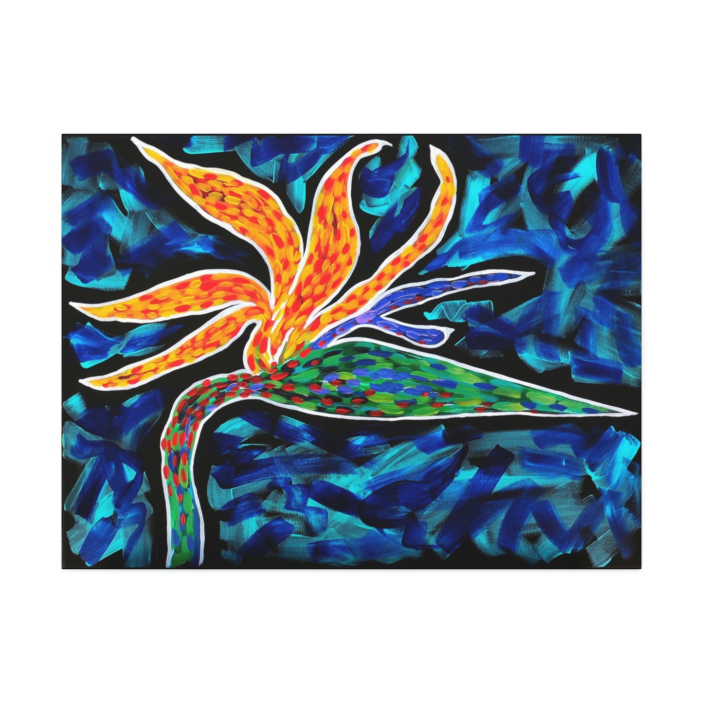 Single Bird of Paradise AoB Premium 1.5" Gallery Canvas