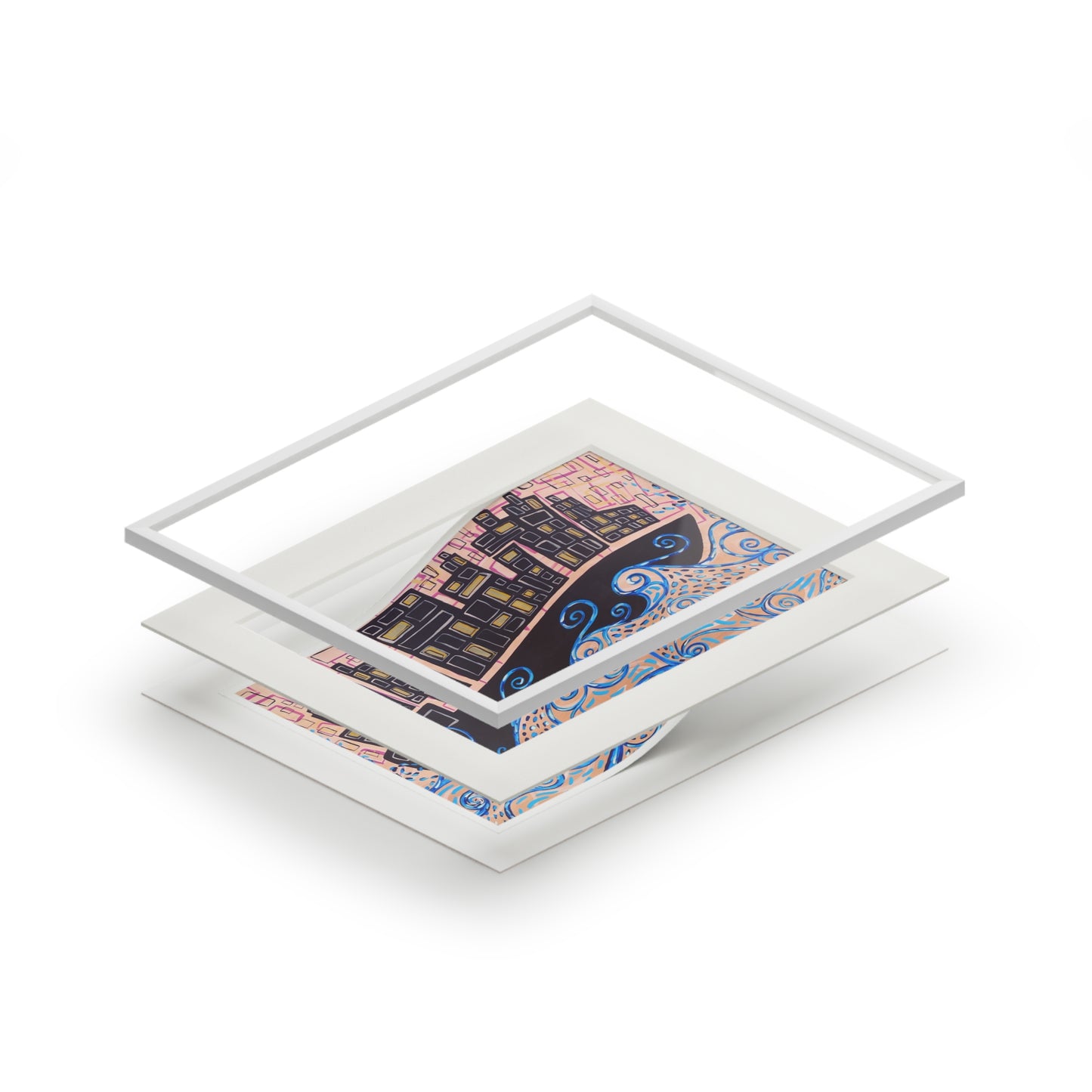 Dream Ship Fine Art Matted Giclée Print