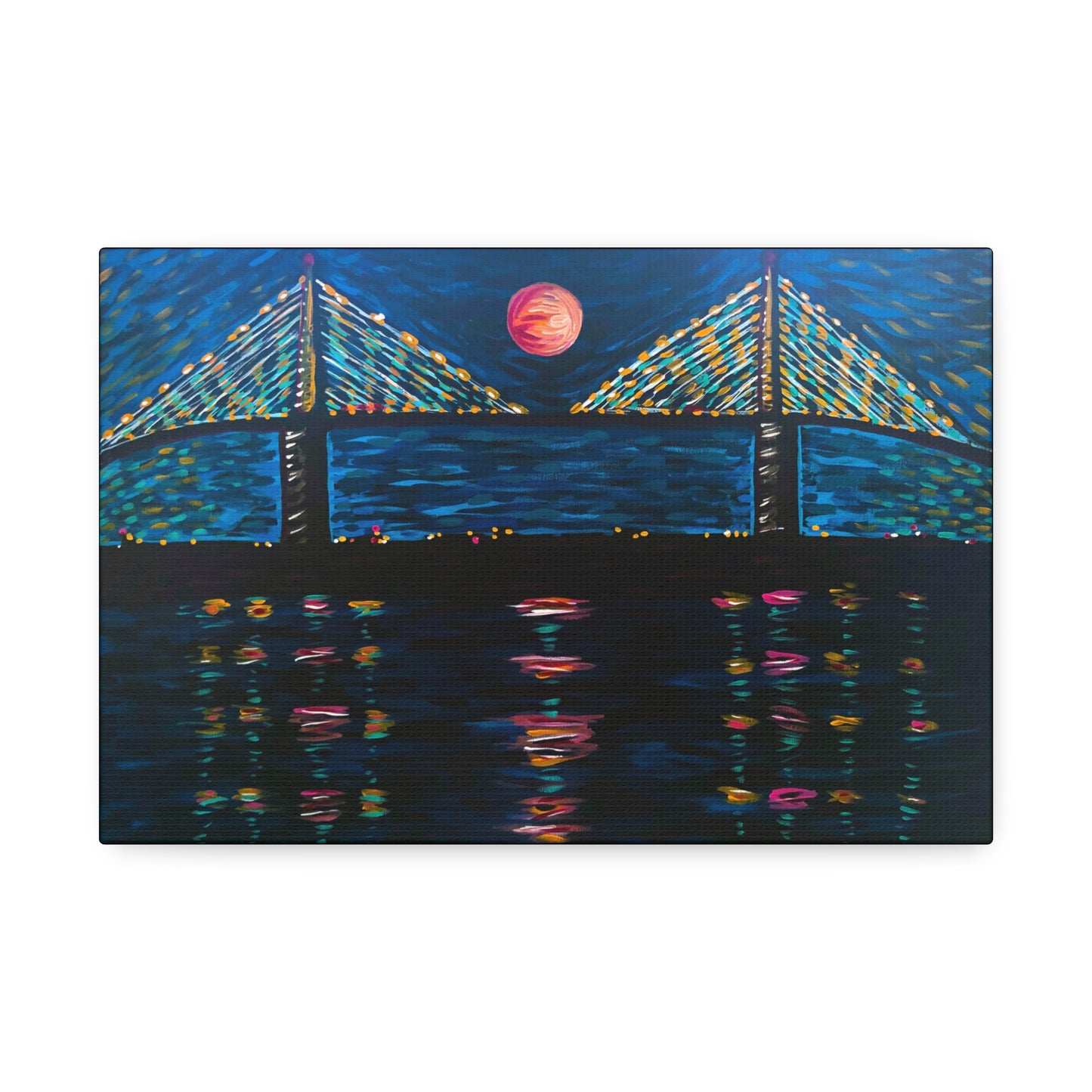 Moonlight Skyway AoB Premium 1.5" Gallery Canvas