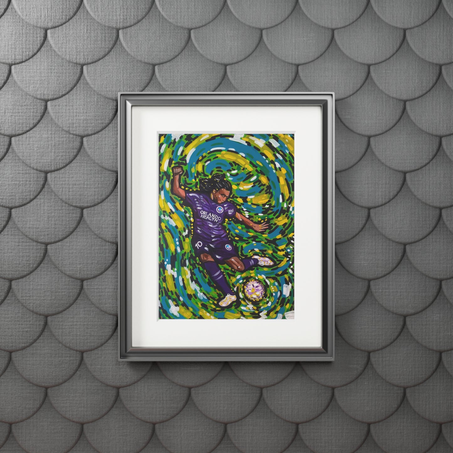 Athlete Series: Marta The GOAT Fine Art Matted Giclée Print
