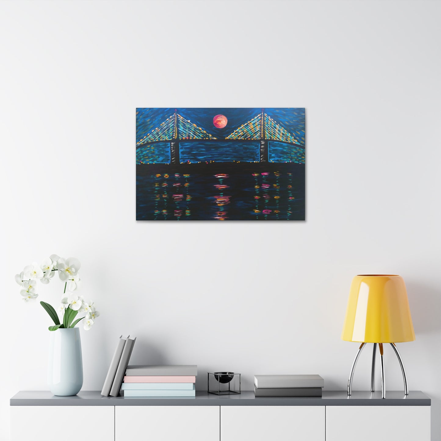 Moonlight Skyway AoB Premium 1.5" Gallery Canvas