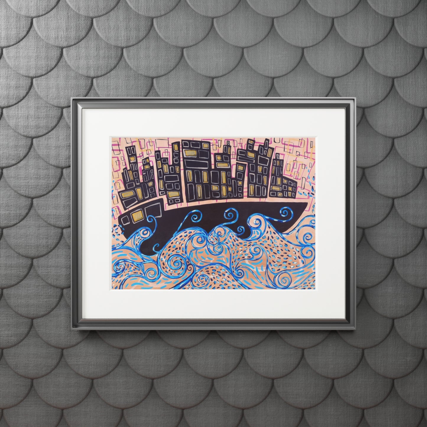 Dream Ship Fine Art Matted Giclée Print
