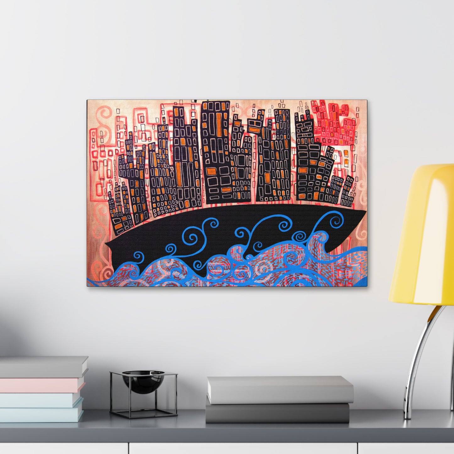 "Cultship Dream Scape" from the Coastal Bold Collection Premium 1.5" Gallery Canvas