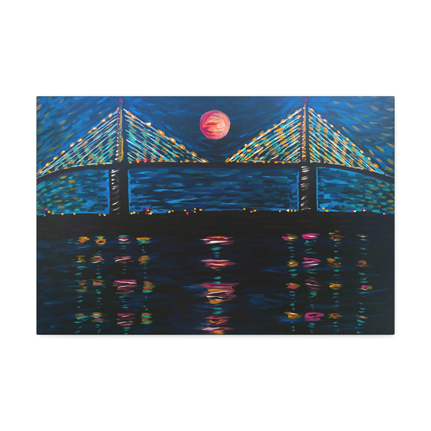 Moonlight Skyway AoB Premium 1.5" Gallery Canvas