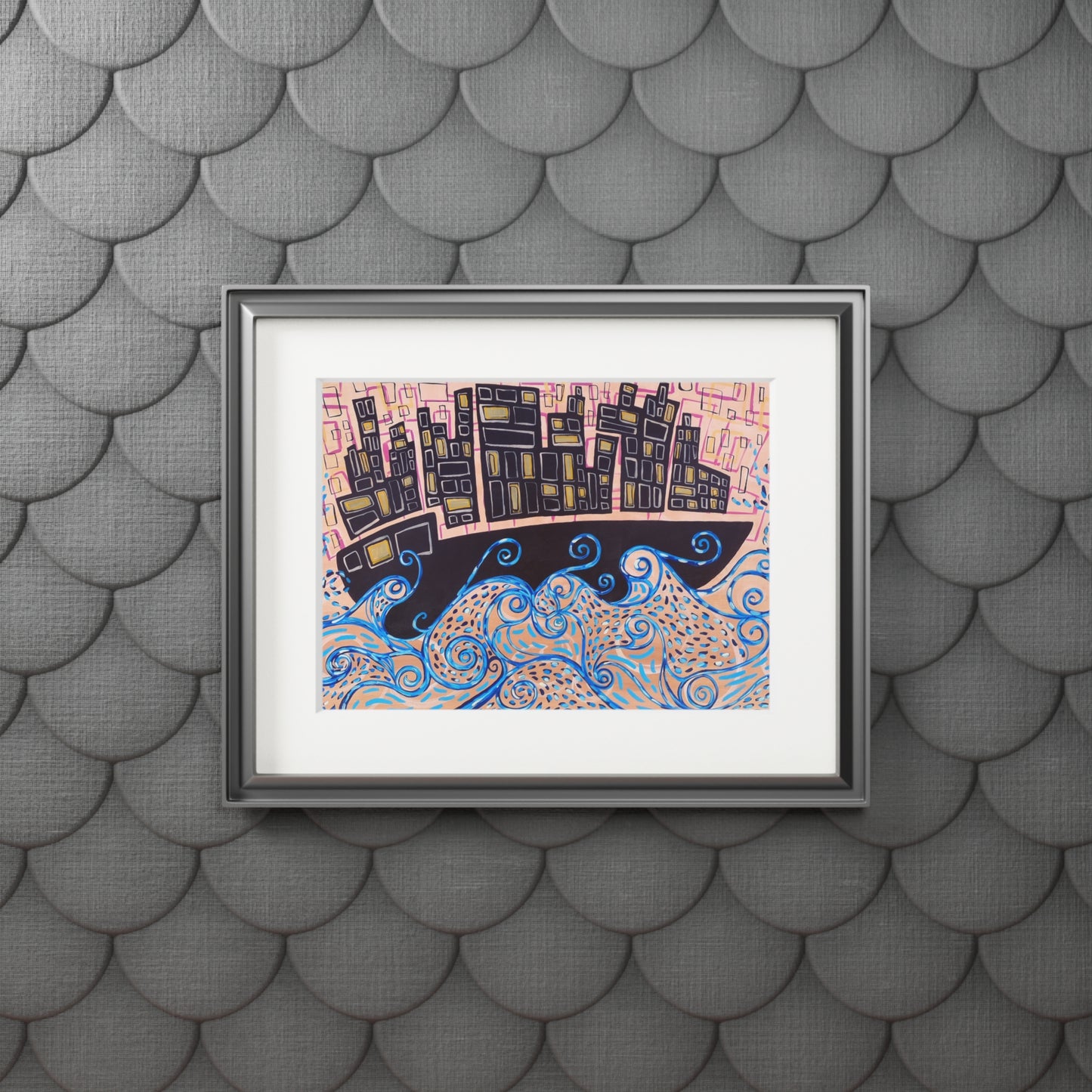 Dream Ship Fine Art Matted Giclée Print