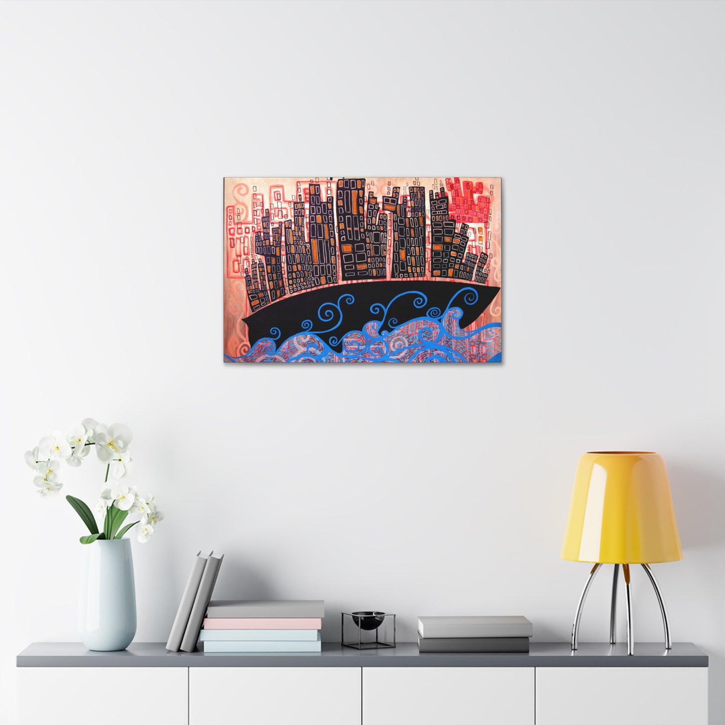 "Cultship Dream Scape" from the Coastal Bold Collection Premium 1.5" Gallery Canvas