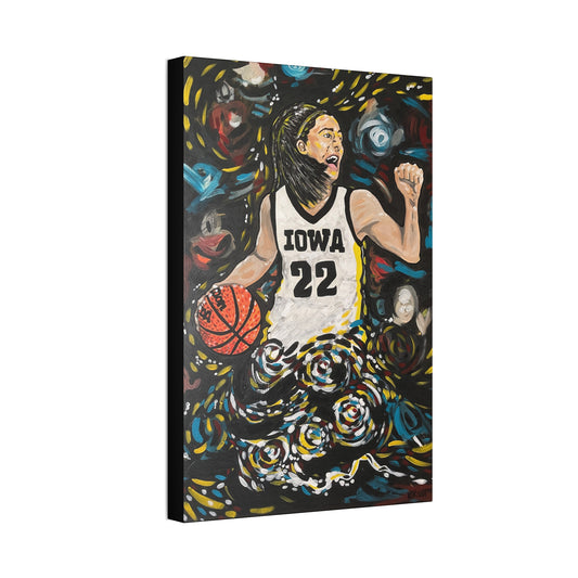 Athlete Series: Caitlin Clark #22 AoB Premium 1.5" Gallery Canvas