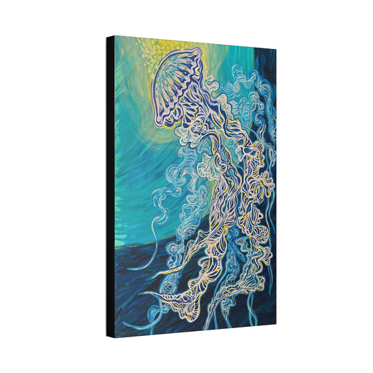 "Jellyfish Joy" from the Coastal Bold Collection Premium 1.5" Gallery Canvas