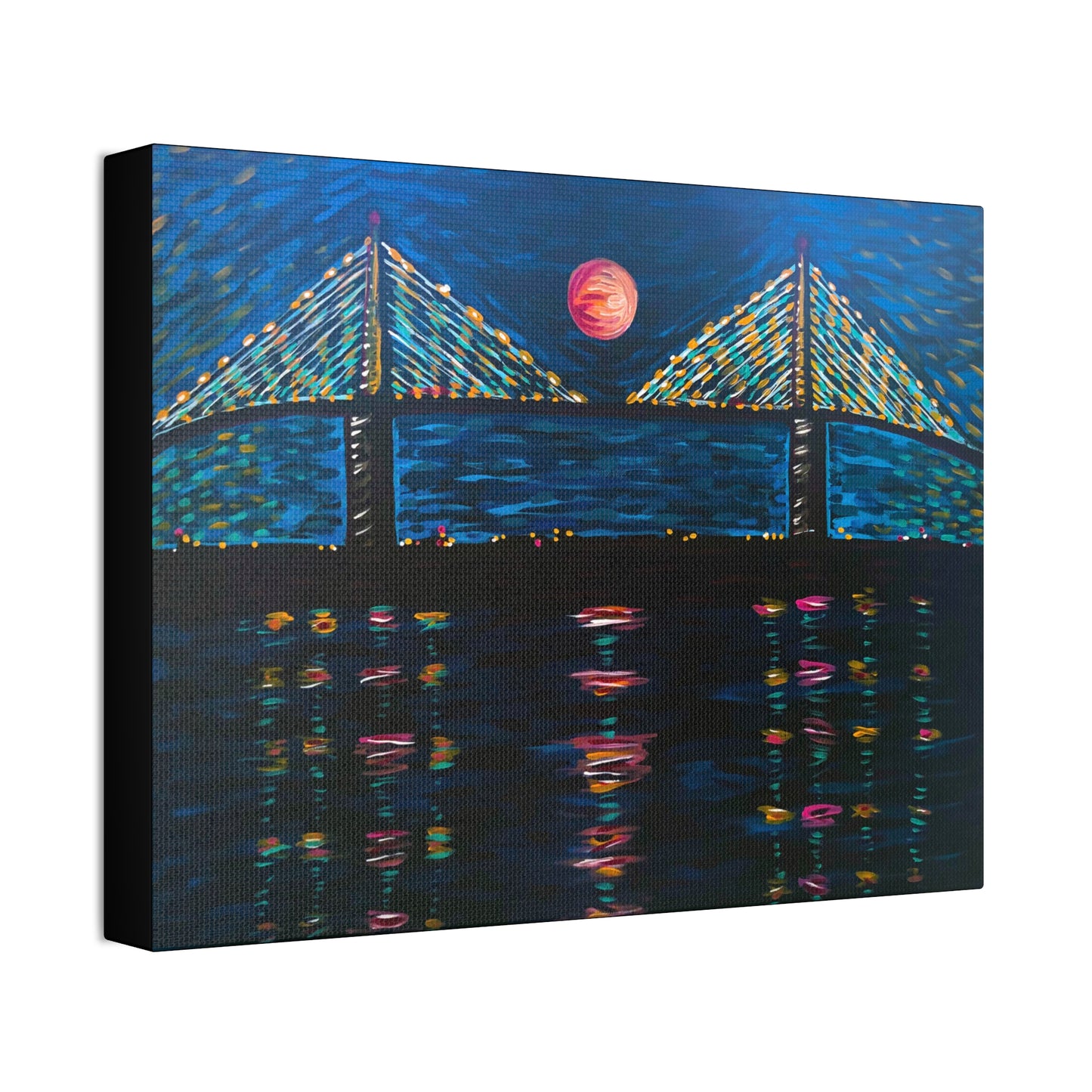 Moonlight Skyway AoB Premium 1.5" Gallery Canvas
