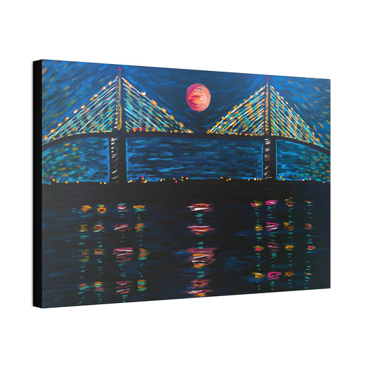Moonlight Skyway AoB Premium 1.5" Gallery Canvas