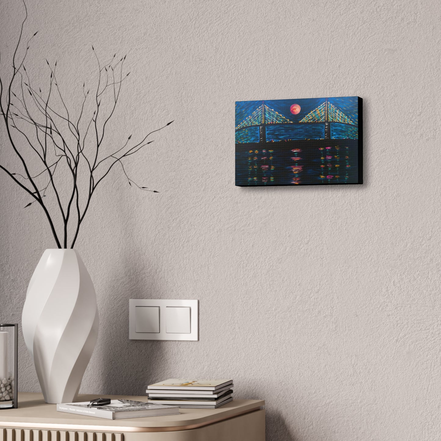 Moonlight Skyway AoB Premium 1.5" Gallery Canvas