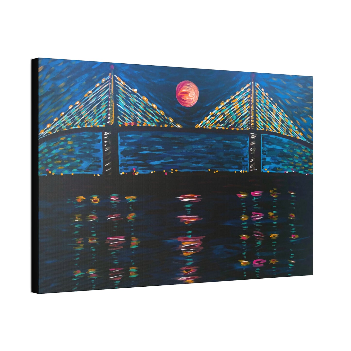 Moonlight Skyway AoB Premium 1.5" Gallery Canvas