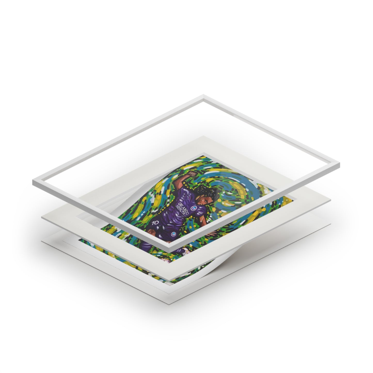 Athlete Series: Marta The GOAT Fine Art Matted Giclée Print