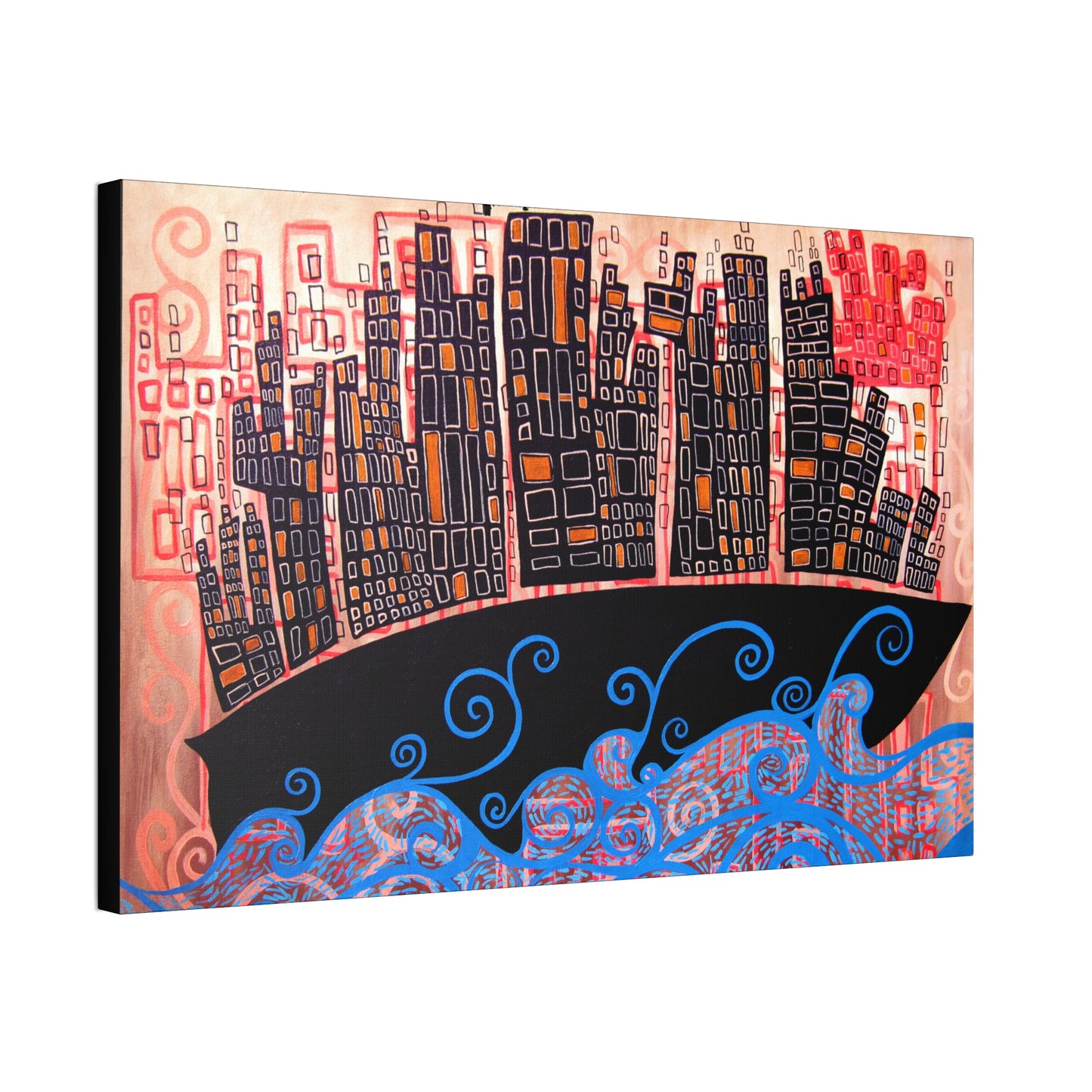 "Cultship Dream Scape" from the Coastal Bold Collection Premium 1.5" Gallery Canvas