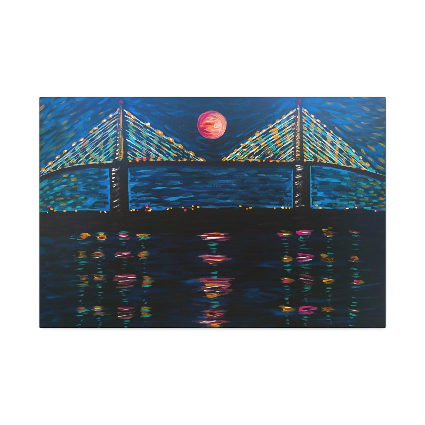 Moonlight Skyway AoB Premium 1.5" Gallery Canvas