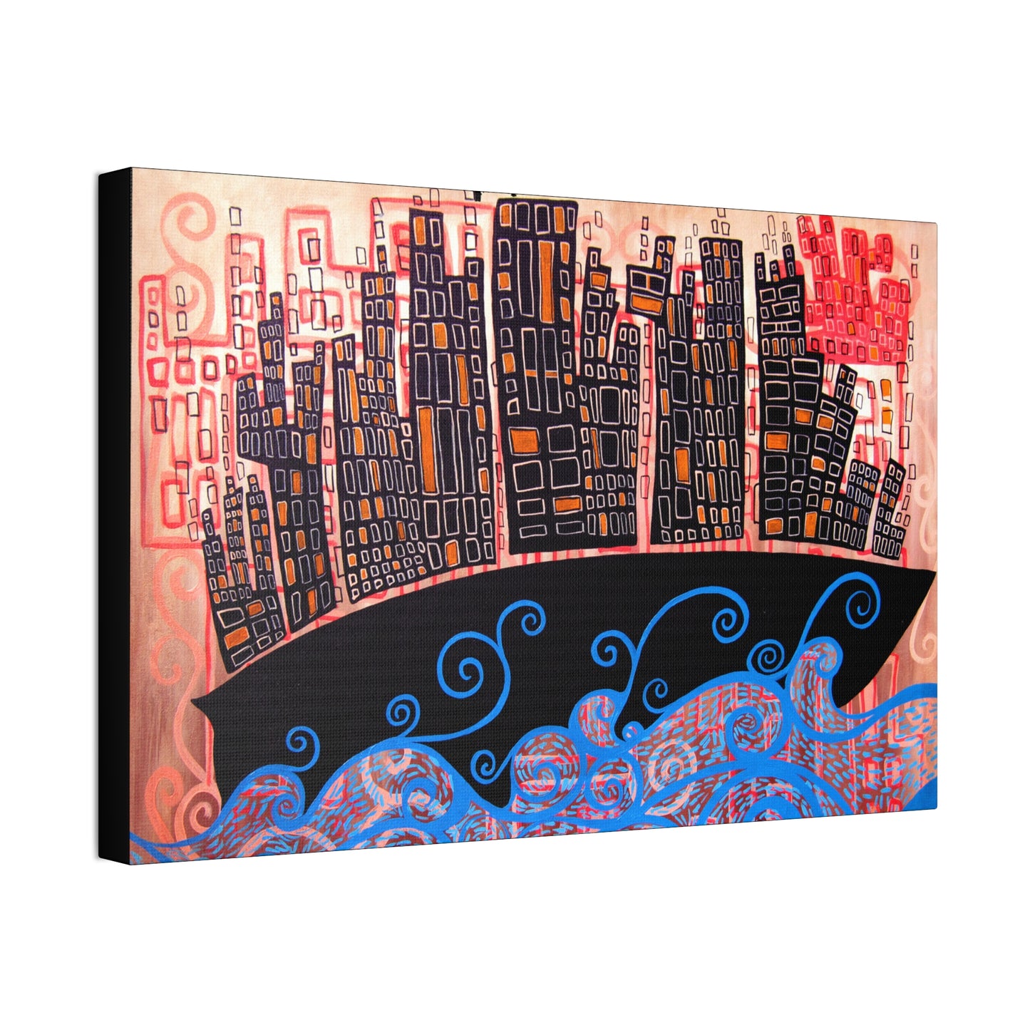 "Cultship Dream Scape" from the Coastal Bold Collection Premium 1.5" Gallery Canvas
