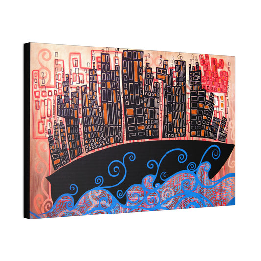"Cultship Dream Scape" from the Coastal Bold Collection Premium 1.5" Gallery Canvas