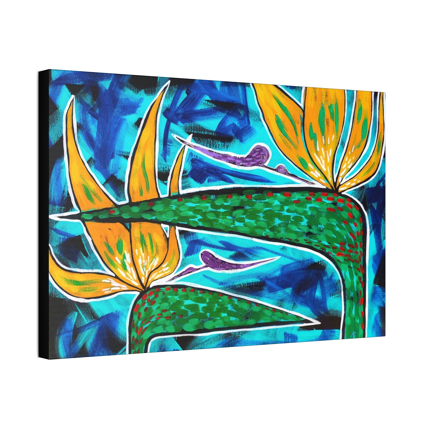 Birds of Paradise Striking AoB Premium 1.5'' Gallery Canvas