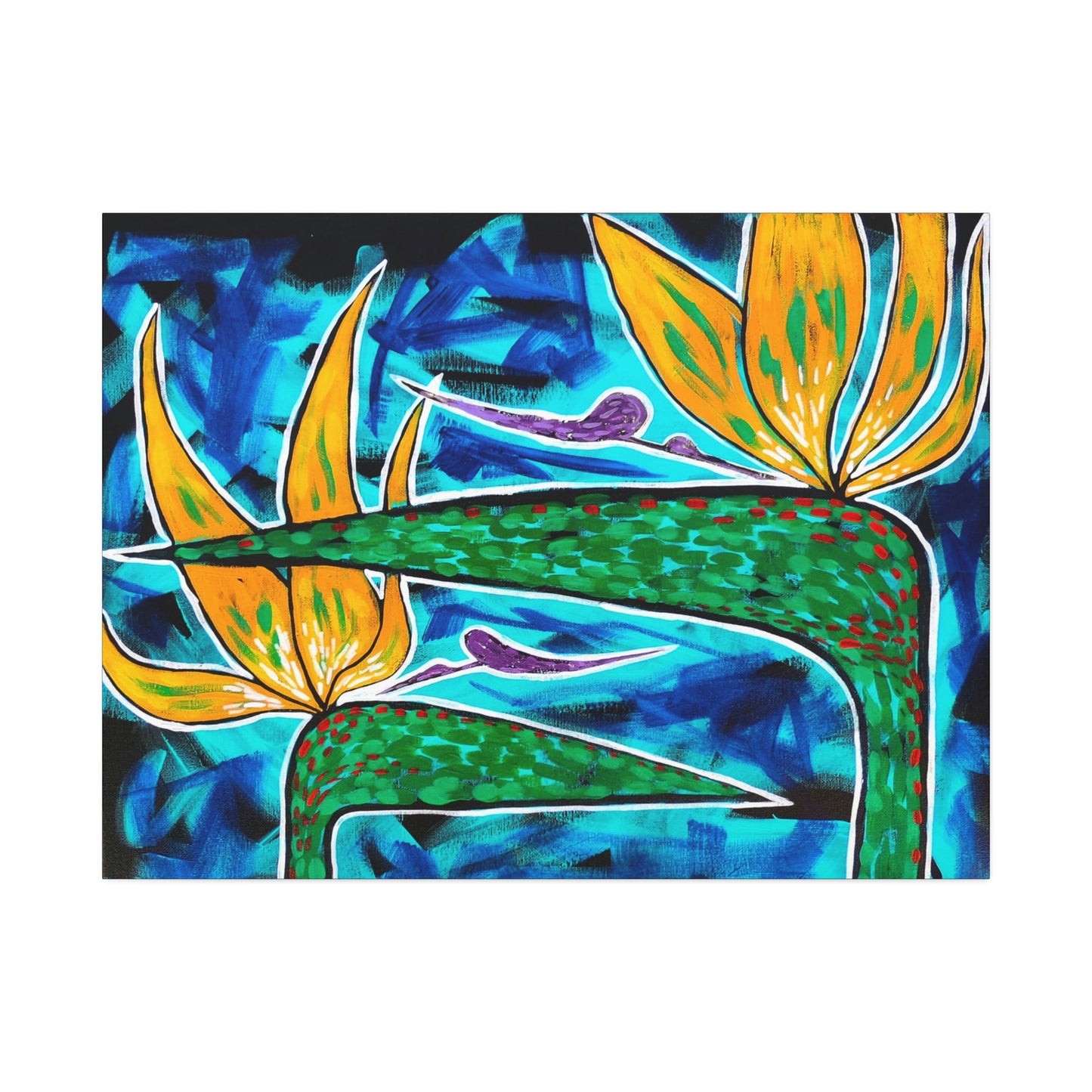 Birds of Paradise Striking AoB Premium 1.5'' Gallery Canvas