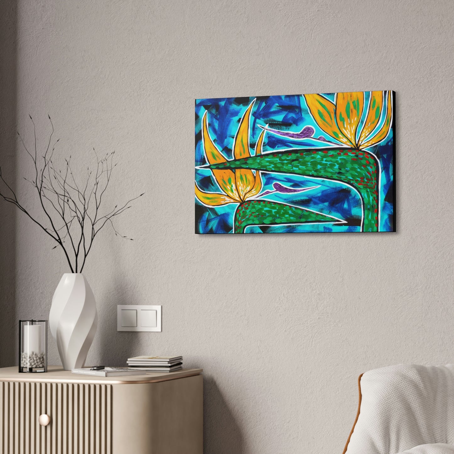 Birds of Paradise Striking AoB Premium 1.5'' Gallery Canvas