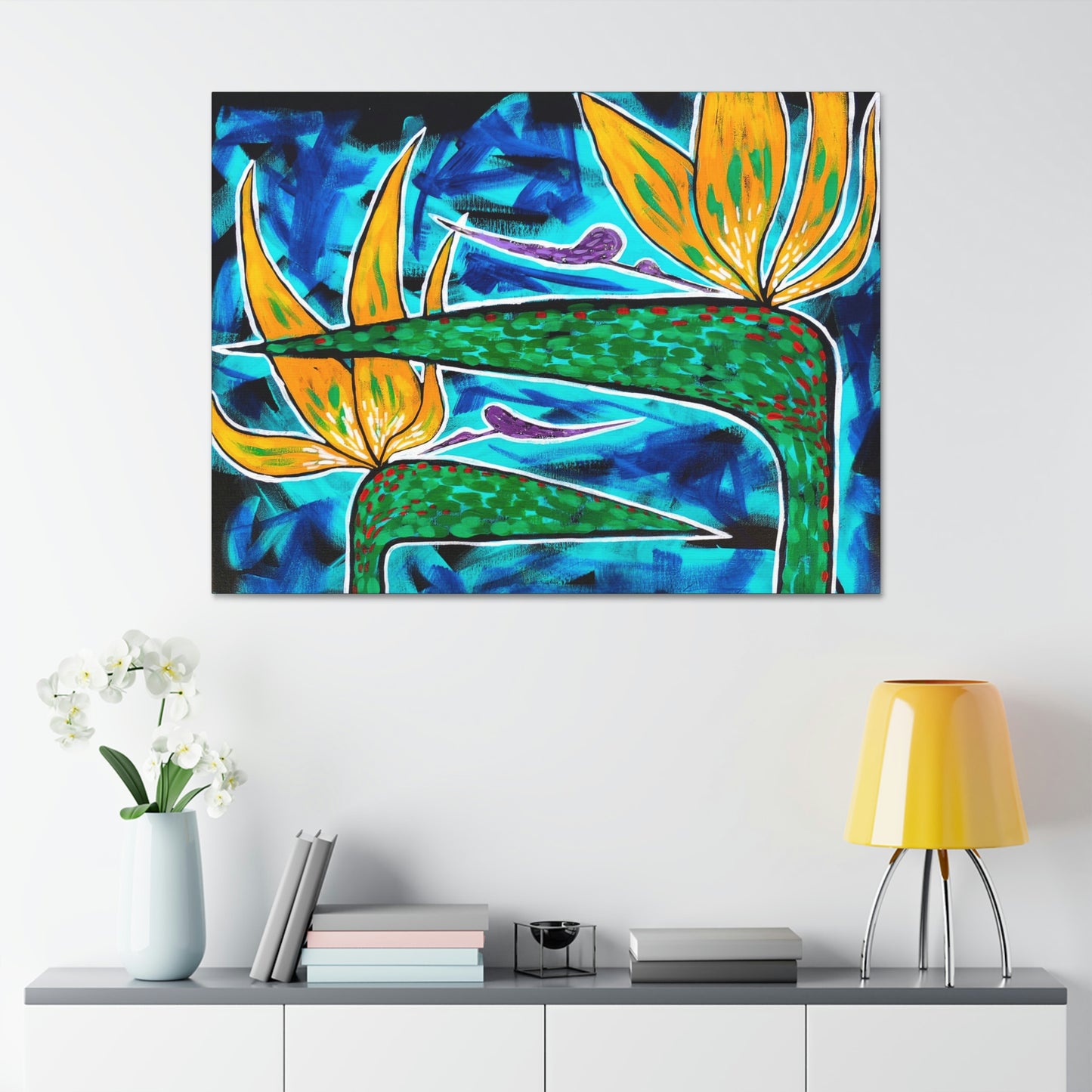 Birds of Paradise Striking AoB Premium 1.5'' Gallery Canvas